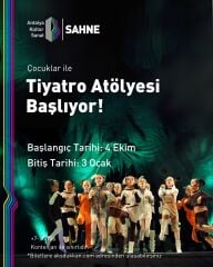 ÇOCUKLARLA TİYATRO ATÖLYESİ BAŞLIYOR!