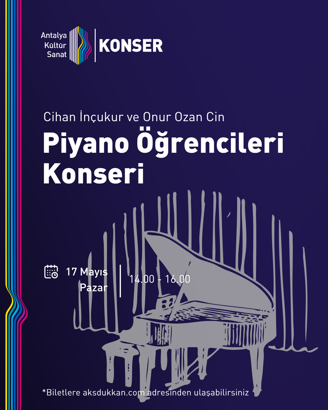 ONUR OZAN CİN - CİHAN İNÇUKUR PİYANO ÖĞRENCİLERİ KONSERİ